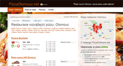 Desktop Screenshot of pizzaolomouc.net